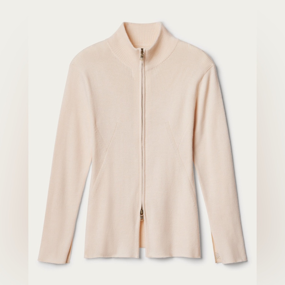 Rhone Porto Merino Blend Full Zip Sweater